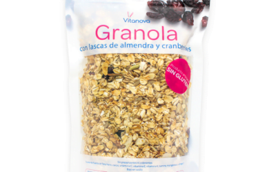 275 Vitanova Granola Sin Gluten Con Almendra y Arándanos 340 grs