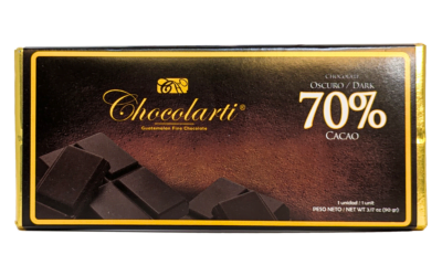 297	Chocolarti Chocolate Oscuro 70% 90grs
